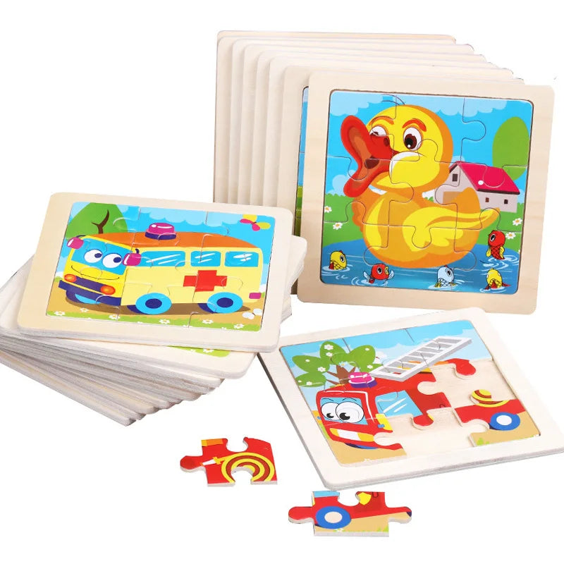 Baby 3D Wooden Puzzle Toy