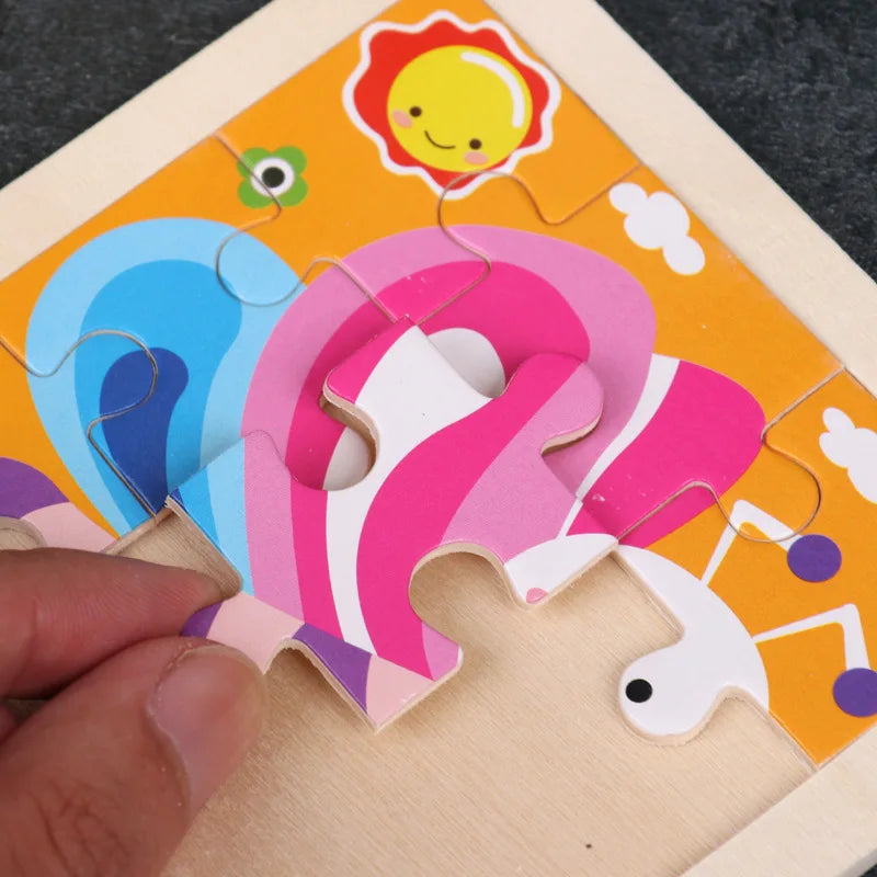 Baby 3D Wooden Puzzle Toy