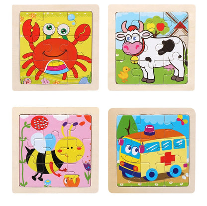 Baby 3D Wooden Puzzle Toy