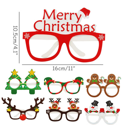 Santa Claus Tree Elk Glasses Frame