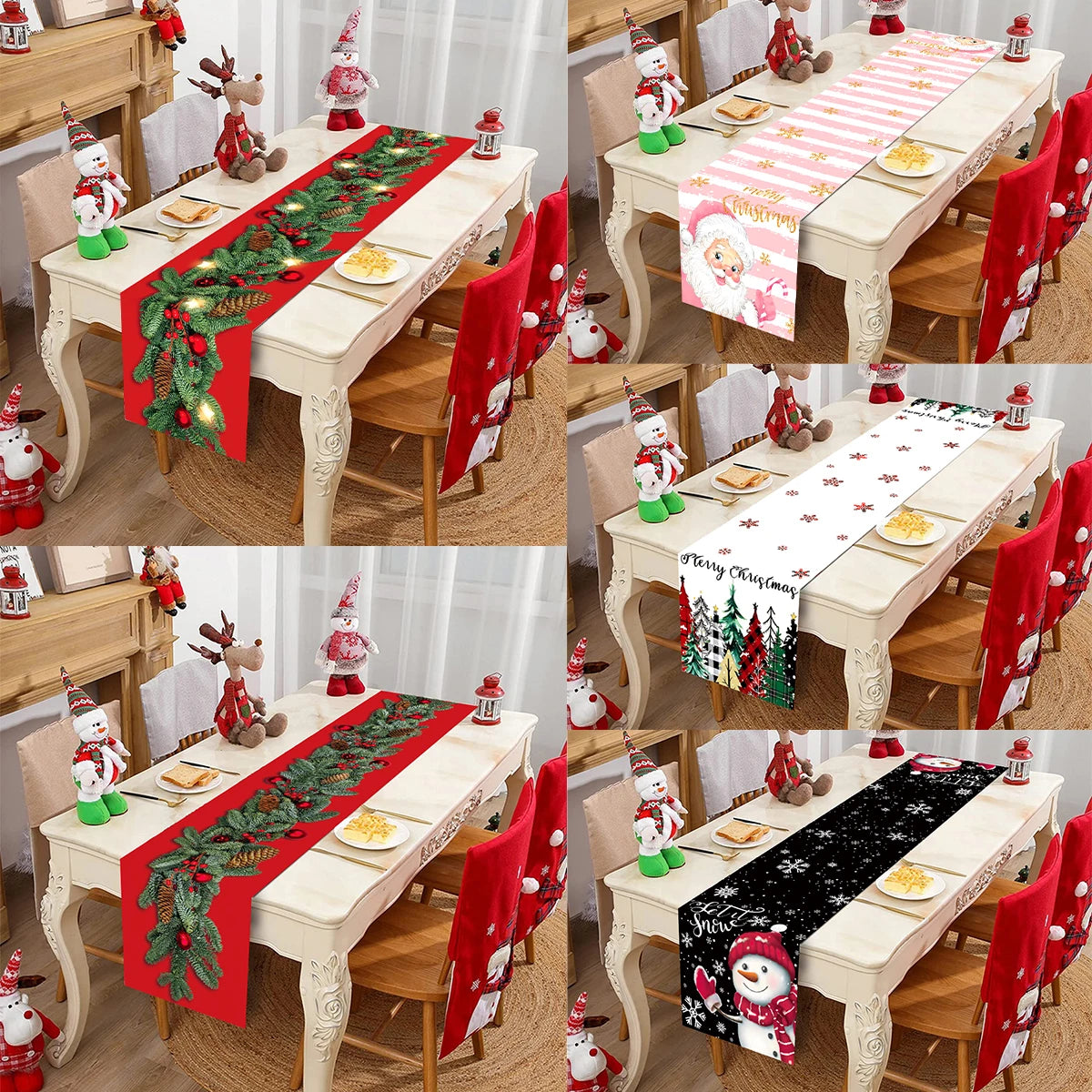 Christmas Table Decoration Runner