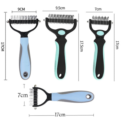 Pet Deshedding Brush Hair Remover