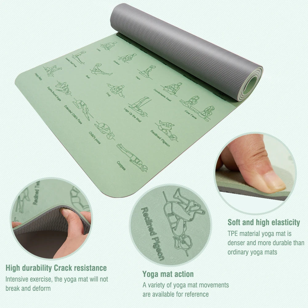 Non-Slip TPE Yoga Mat