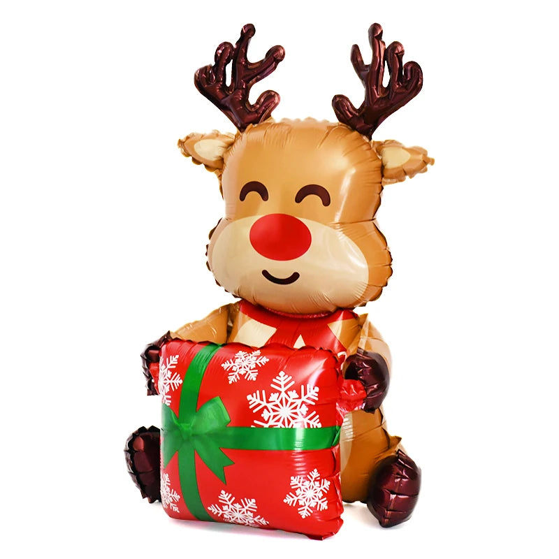 Christmas Elk Helium Foil Balloon