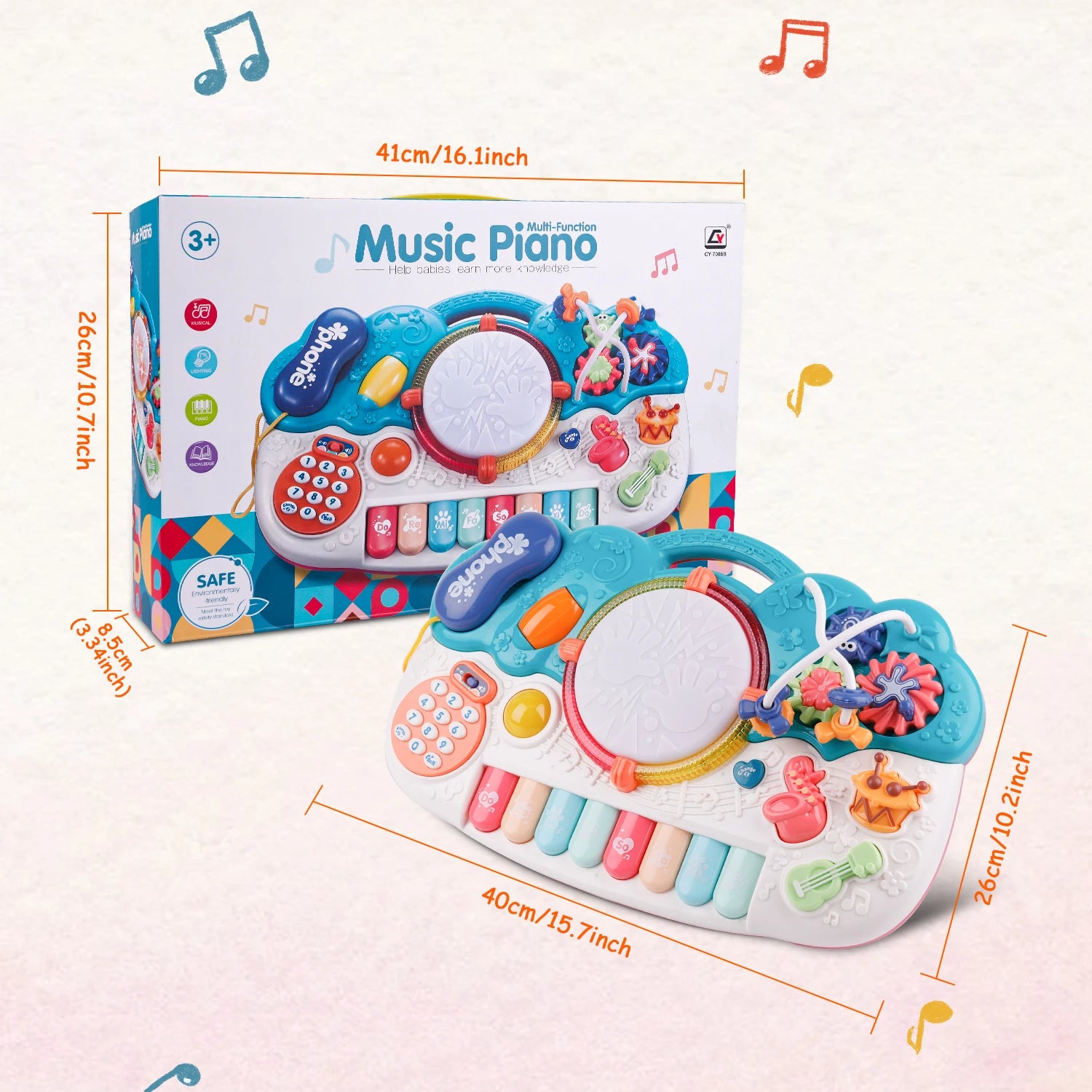 Light-Up Baby Musical Toy