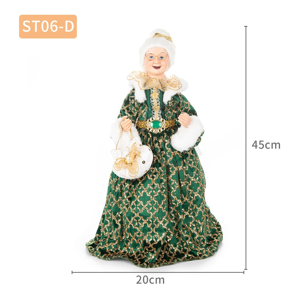 Christmas Santa Claus Grandma Doll