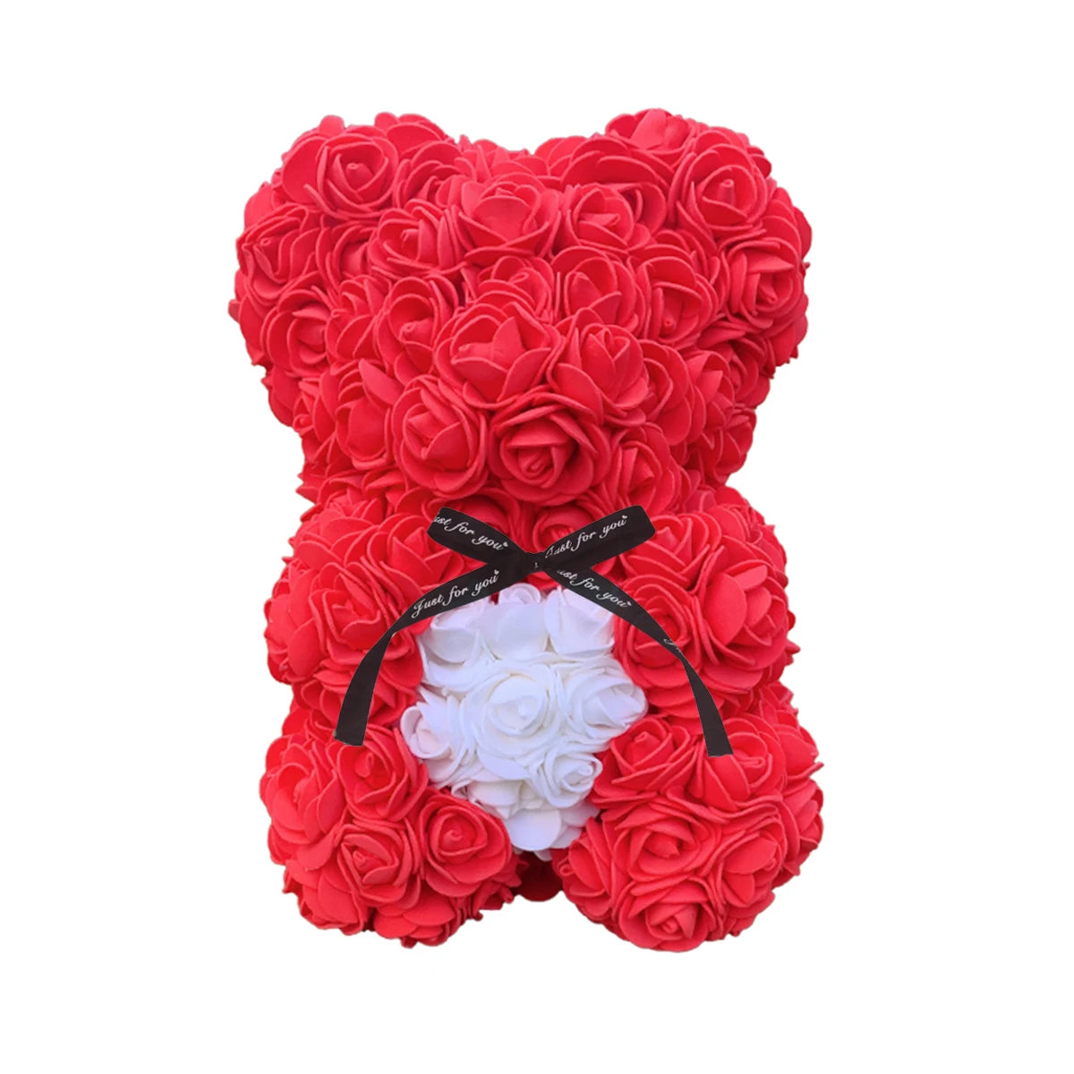 Christmas Rose Teddy Bears Gift