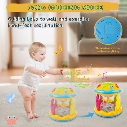 Baby Rotating Ocean Projector Drum