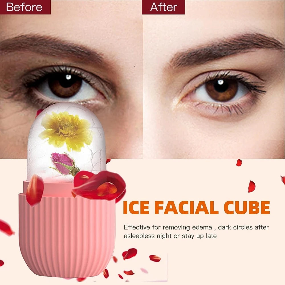 Silicone Ice Face Roller Facial Cube Roller