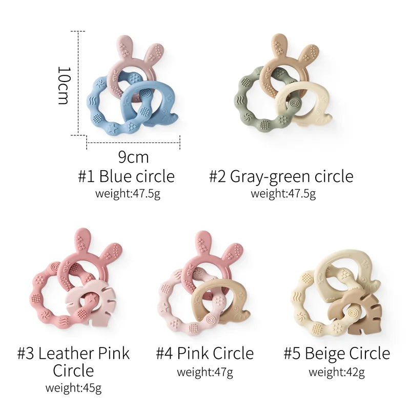 Baby Silicone Teether Ring