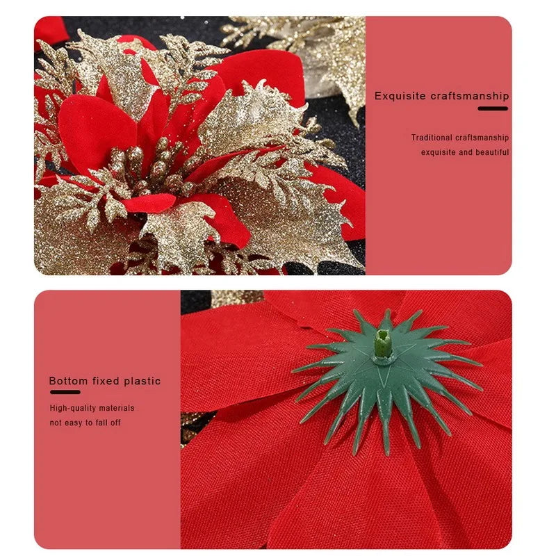 Christmas Tree Flower Ornaments