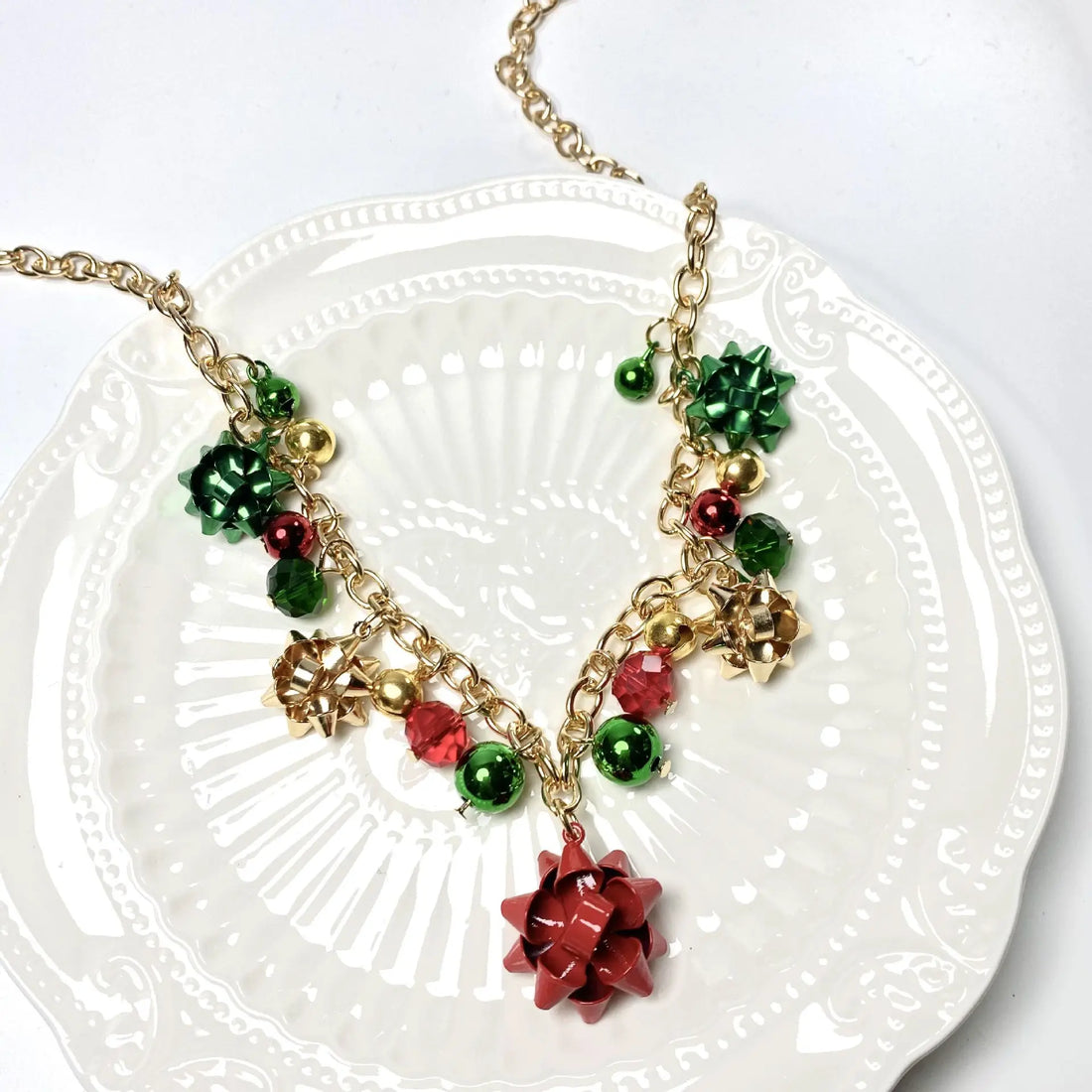 Christmas X-Mas Jingle Bell Necklace