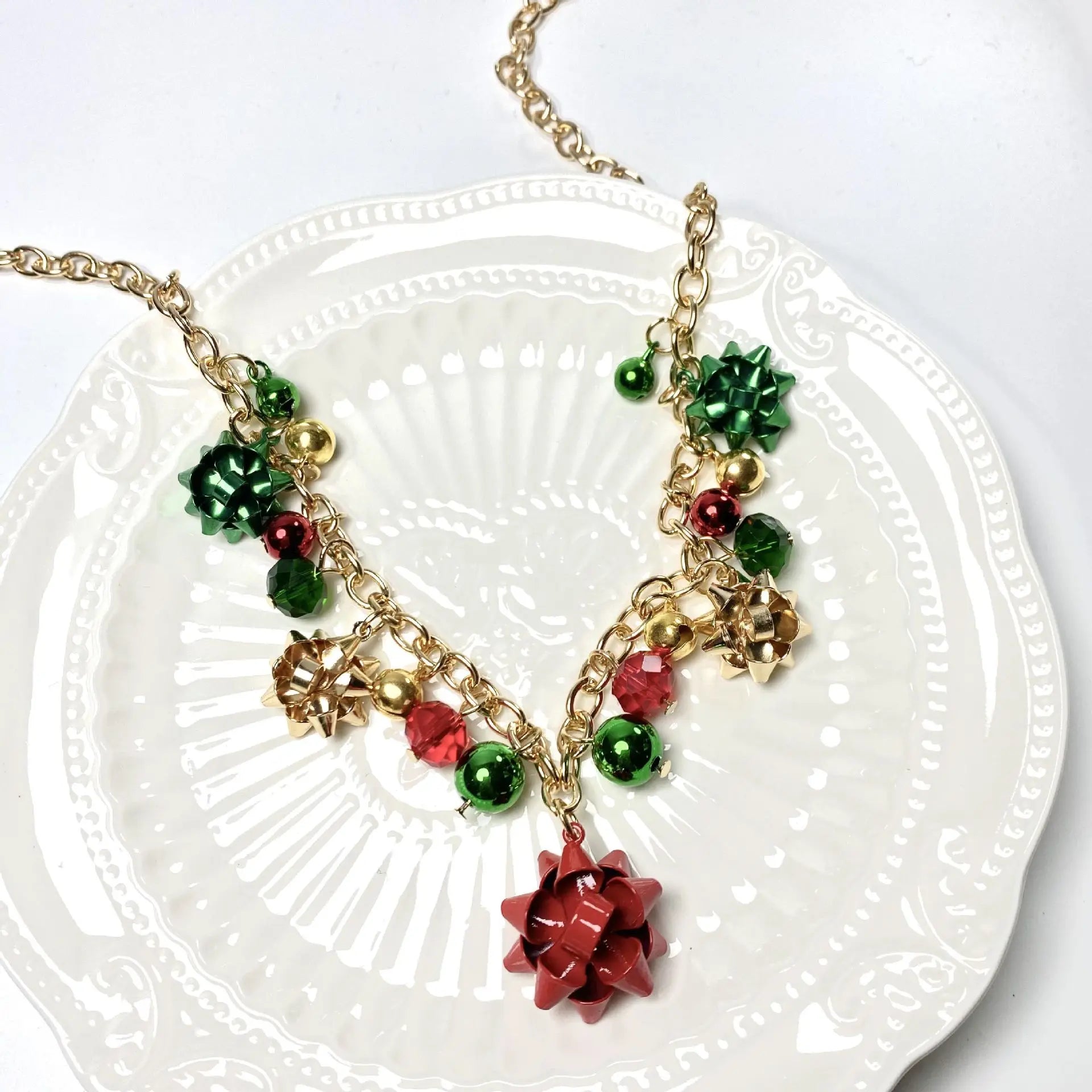 Christmas X-Mas Jingle Bell Necklace