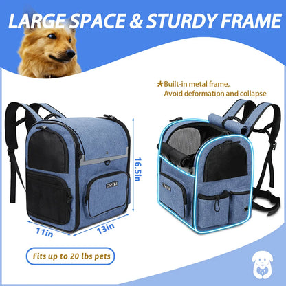 Dog Double Shoulder Carrier Bag