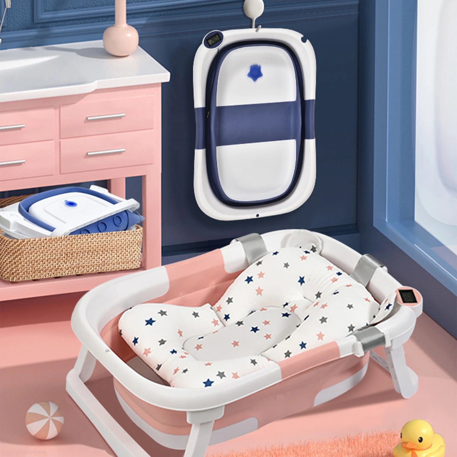 Real-time Silicone Baby Take Bathtub