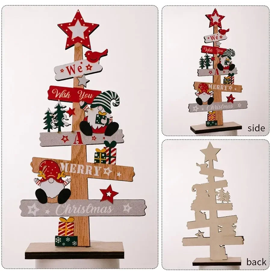 Christmas Desktop Santa Claus Tree