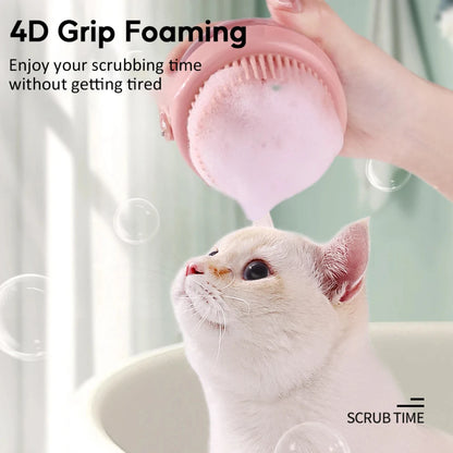 Effective Silicone Pet Grooming Brush