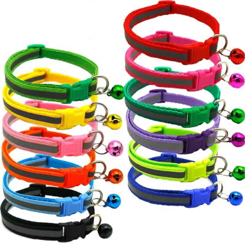 Dog Reflective Bell Collar