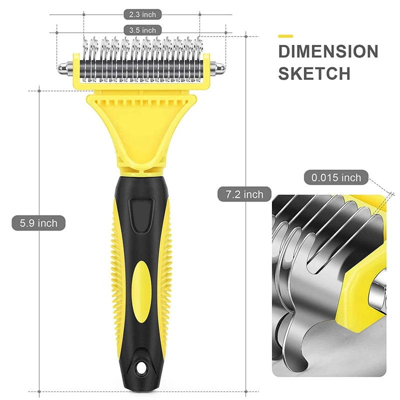 Pet Stainless Steel Grooming Brush