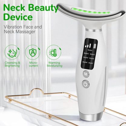 vibration neck face beauty device