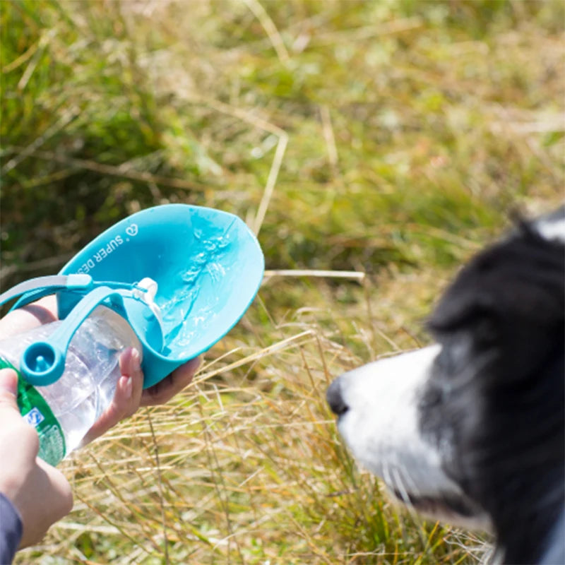 Leaf Design Dog Water Bottle