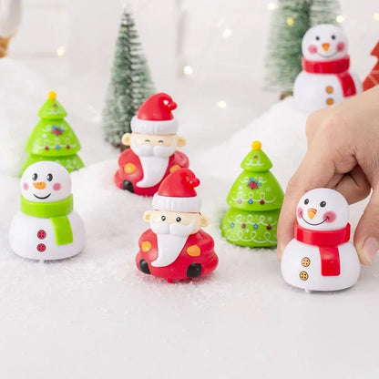 Cartoon Christmas Tree Santa Toy