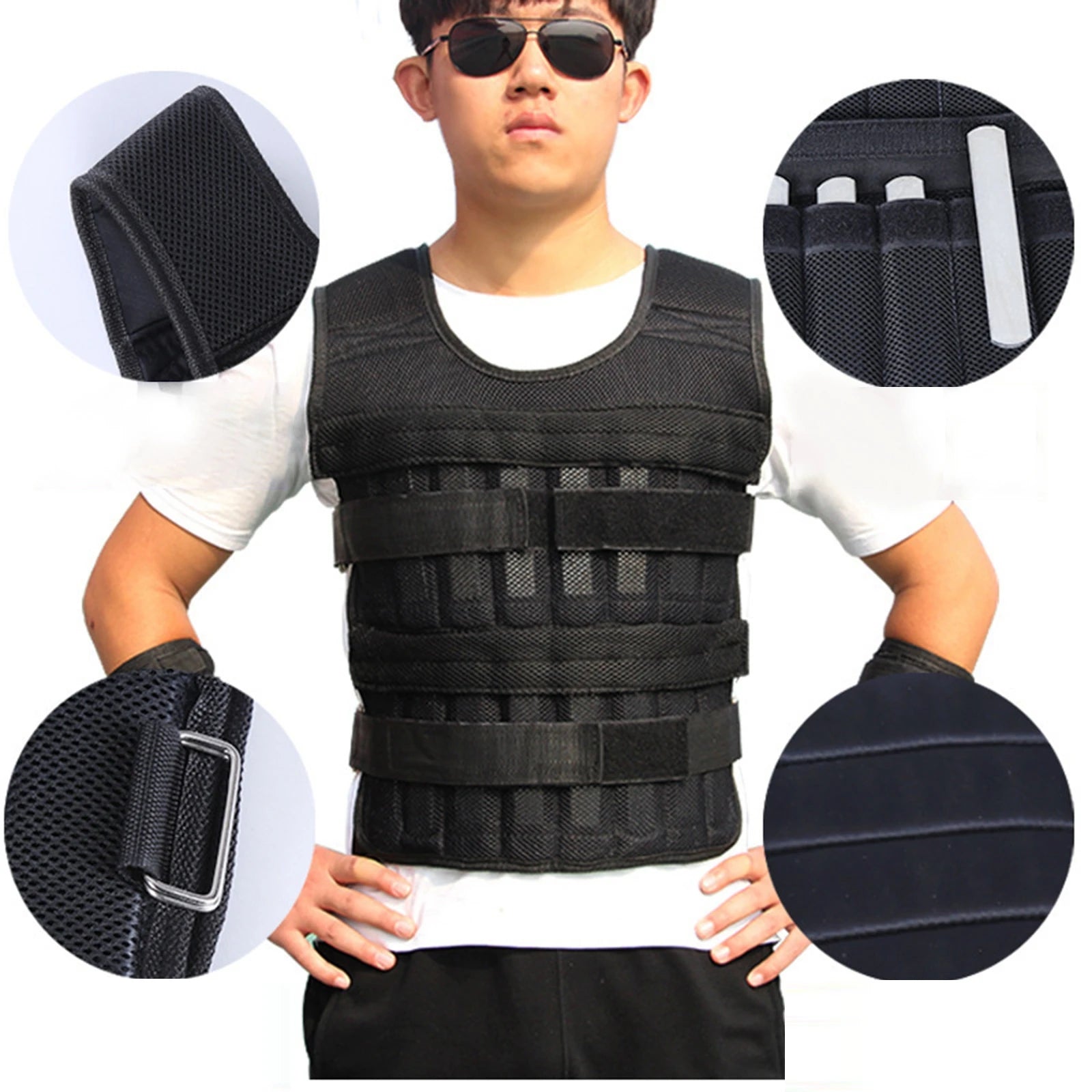 Adjustable Running Weight Vest