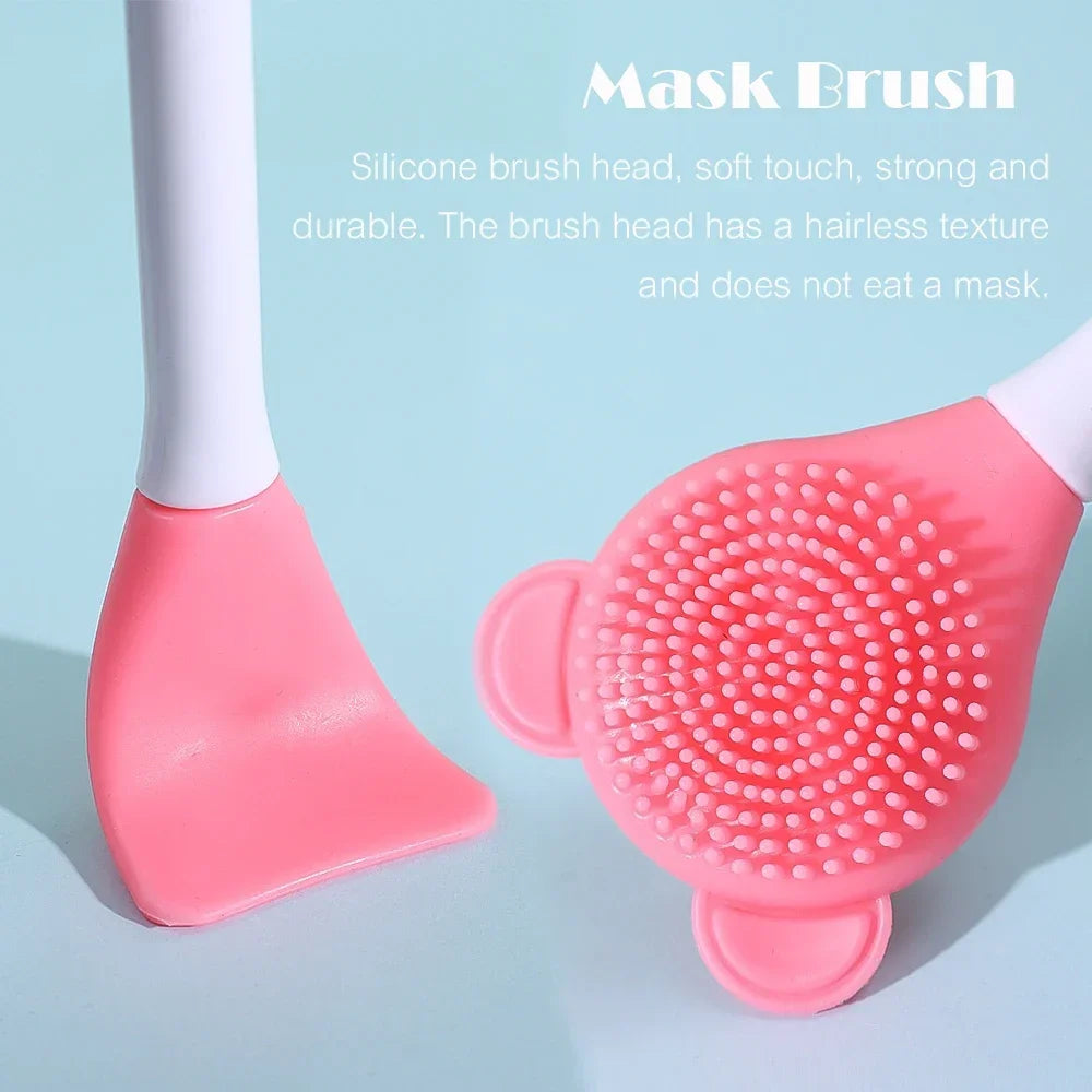 Double Head Facial Mask Brush