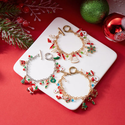 Christmas Metal Chain Bracelet