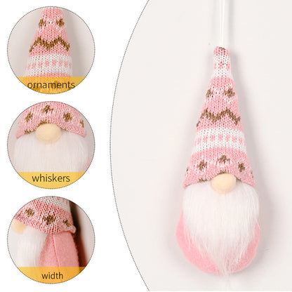 Faceless Knitted Hat Gnome Doll