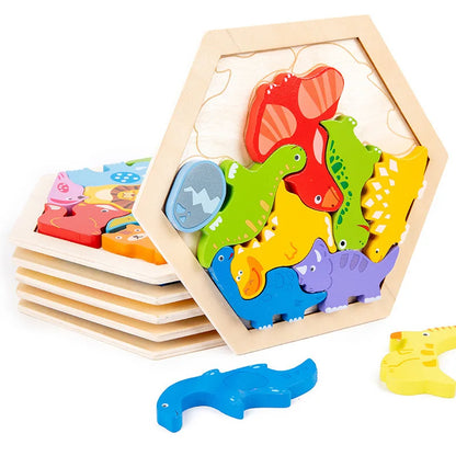 Kids Wooden Jigsaw Puzzle Toy