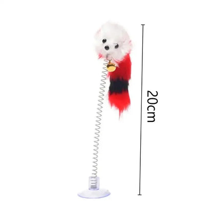 Cat Suction Cup Spring Mouse Toy