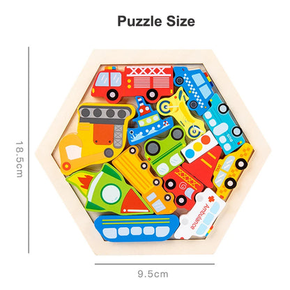 Kids Wooden Jigsaw Puzzle Toy