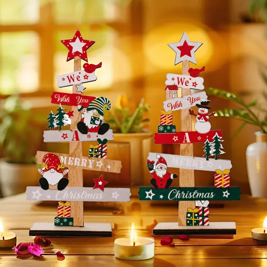 Christmas Desktop Santa Claus Tree