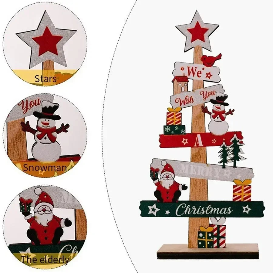 Christmas Desktop Santa Claus Tree