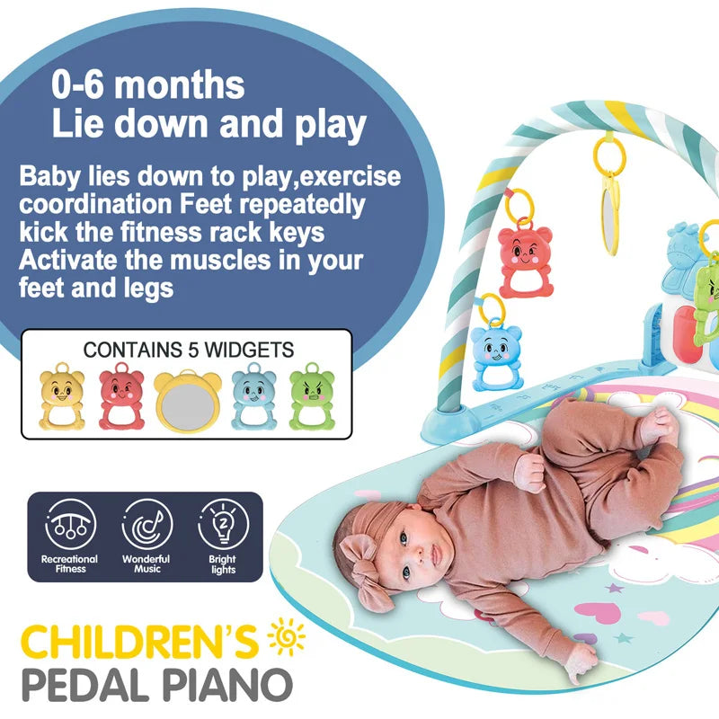 Baby Fitness Stand Music Play