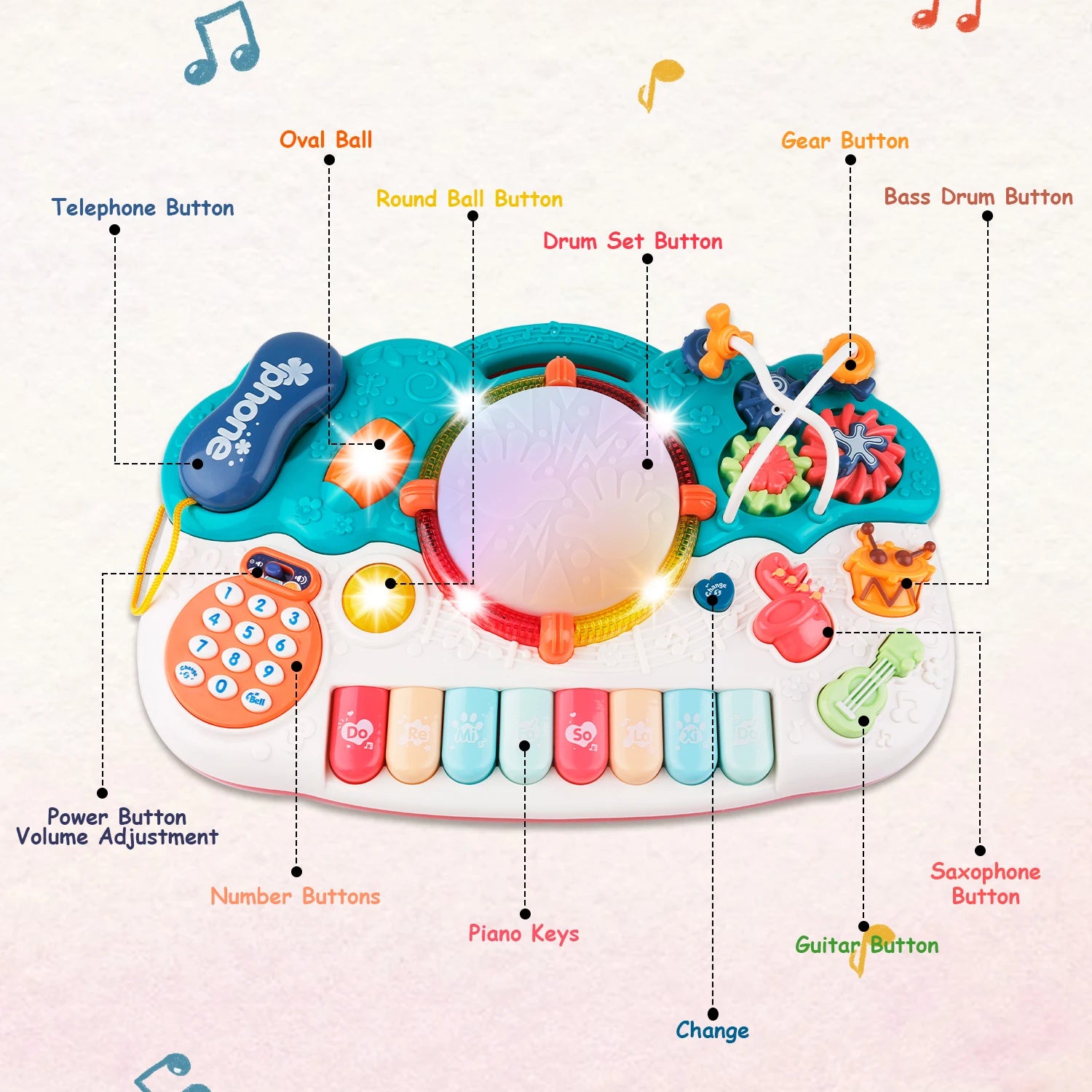 Light-Up Baby Musical Toy