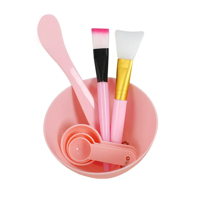 Facial Brush Mask Bowl Spoon Set