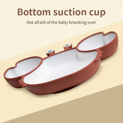 Baby Feeding Bowls Plates Spoons Set