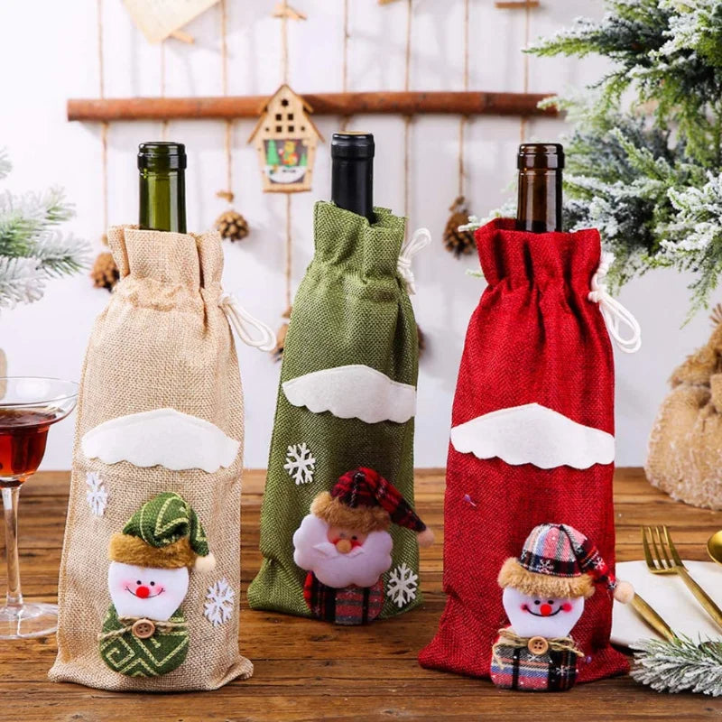 Christmas Wine Bottle Dress