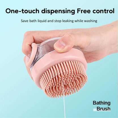 Effective Silicone Pet Grooming Brush