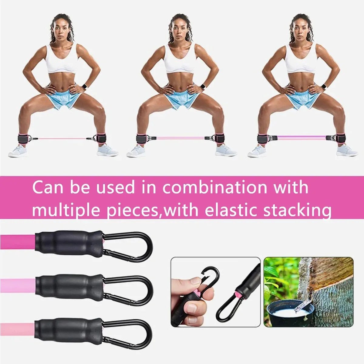 Workout Ankle Straps Exercise Band