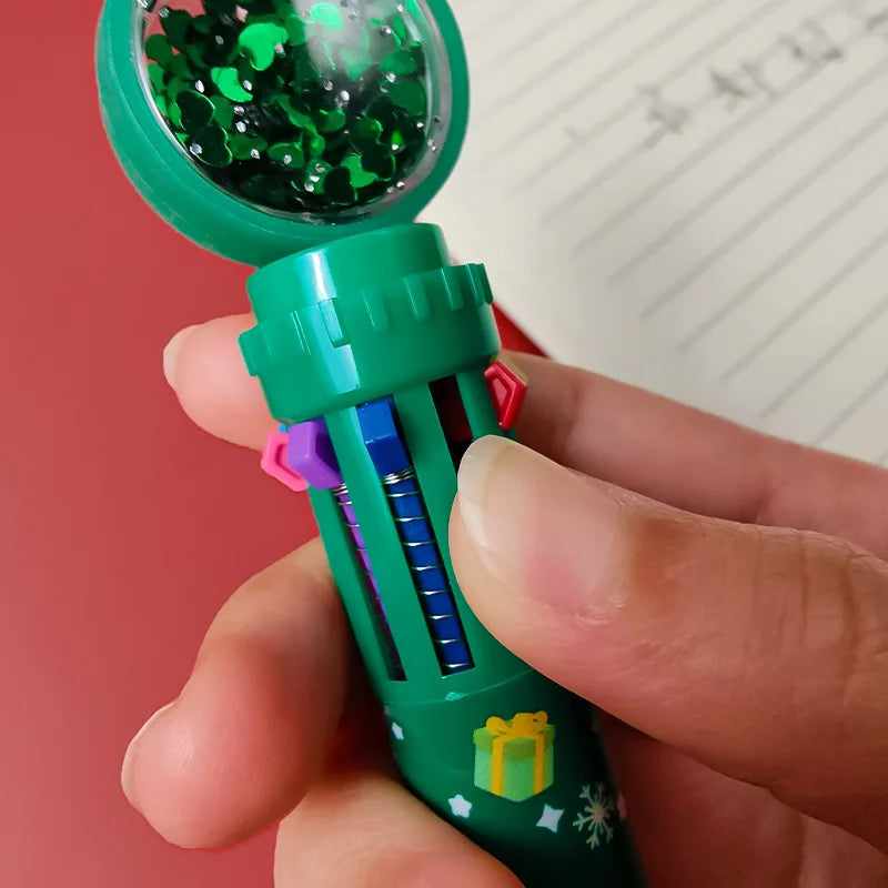 Christmas Cartoon Ten Color Ballpoint