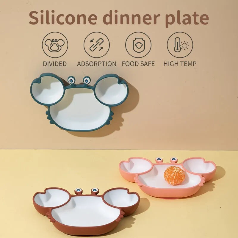 Baby Feeding Bowls Plates Spoons Set