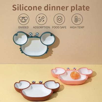 Baby Feeding Bowls Plates Spoons Set