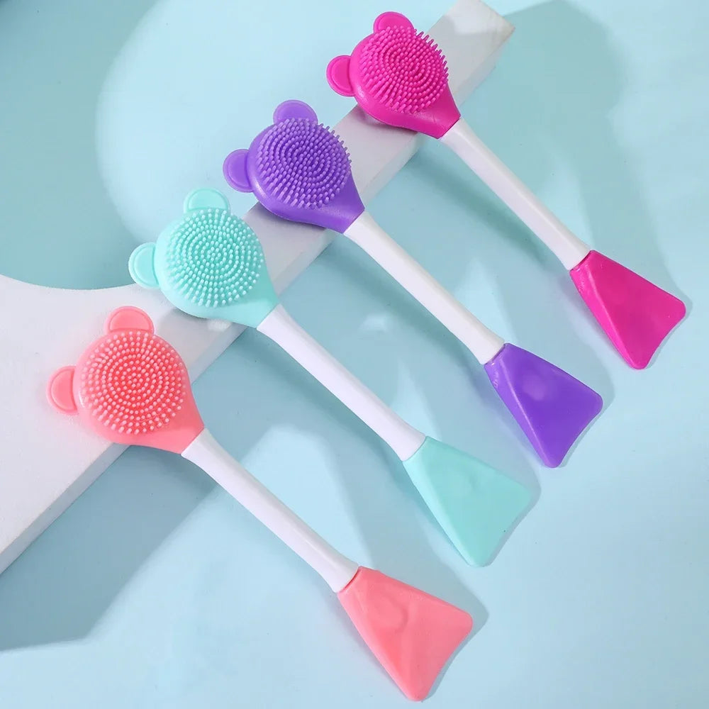 Double Head Facial Mask Brush