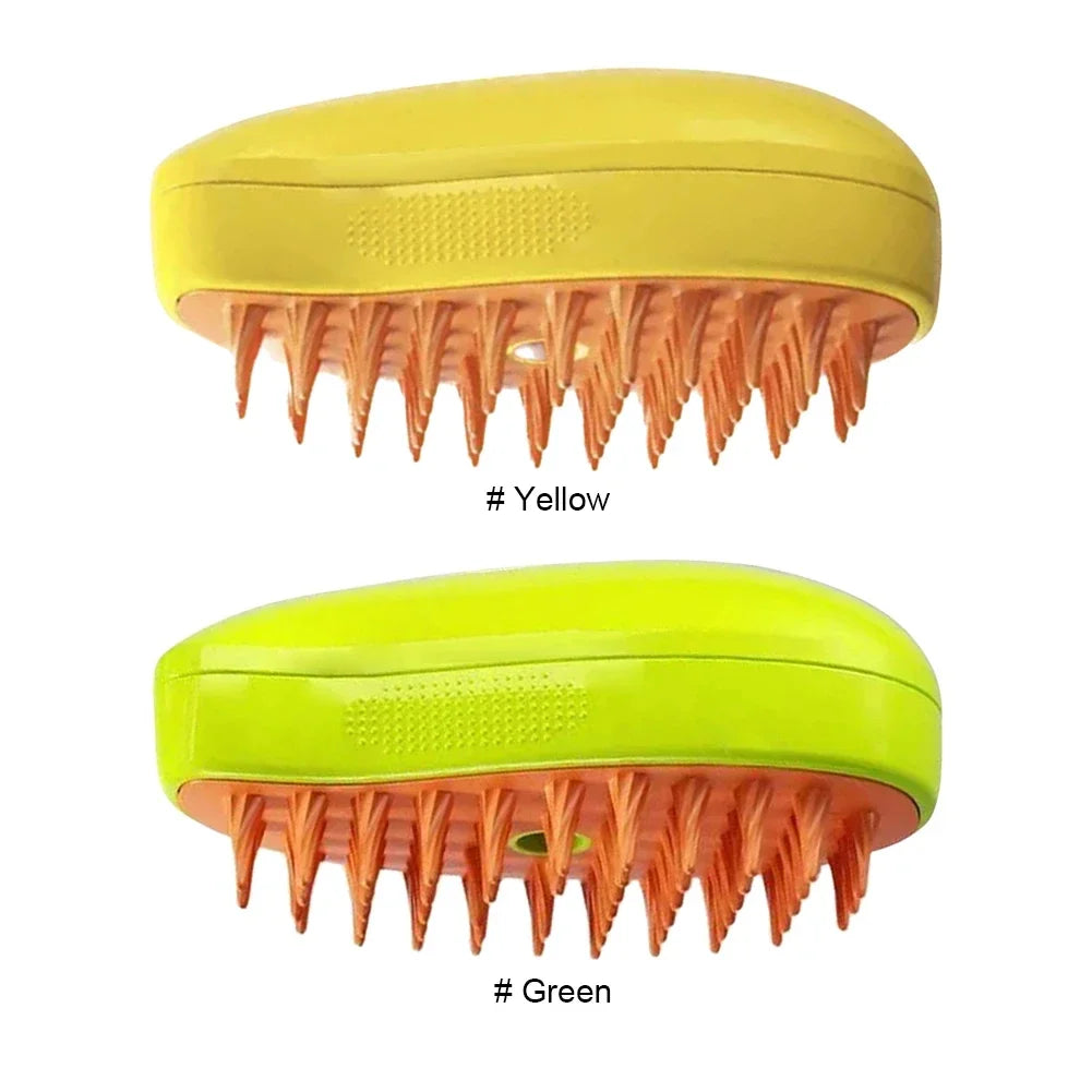 3 in 1 Cat Hair Removal Combs Steam Brush