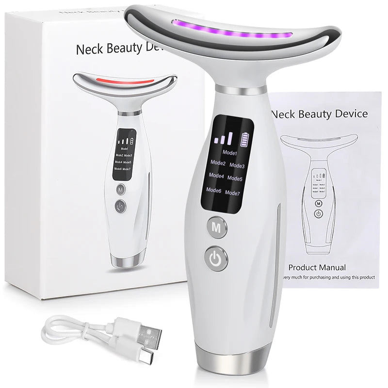 vibration neck face beauty device