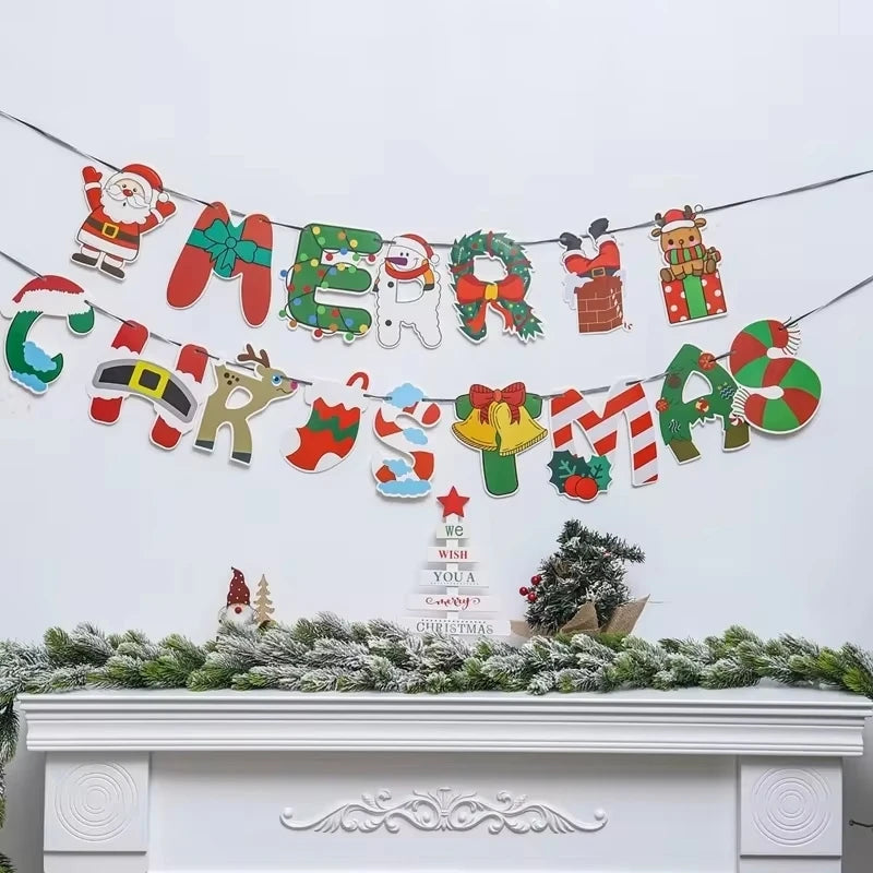 Merry Christmas Decoration Banner