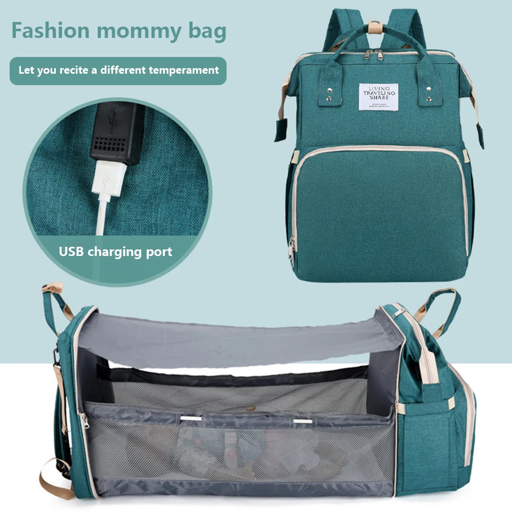 Large-capacity Folding Mommy Bag